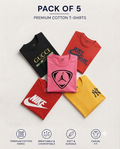 Pack Of 5 Tees-C