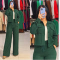 Delle Grey Green Tracksuit