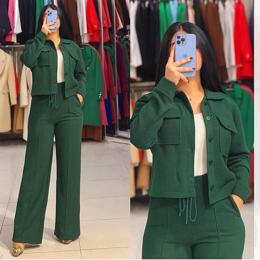 Delle Grey Green Tracksuit