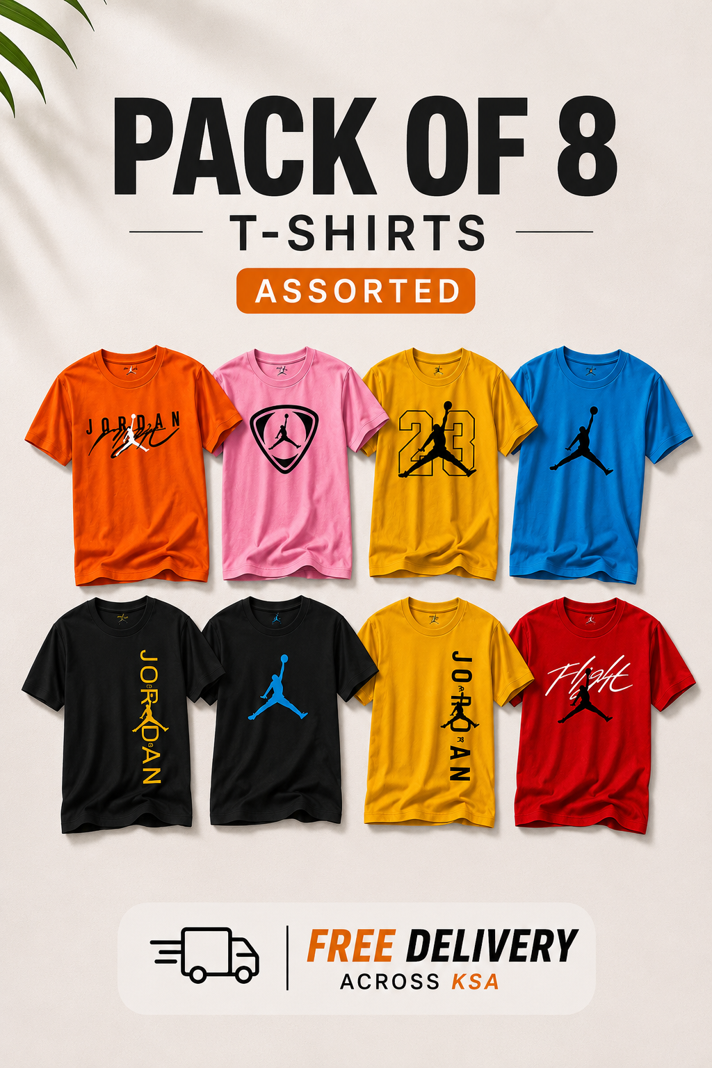 Pack Of 8 Tshirt (Brands)