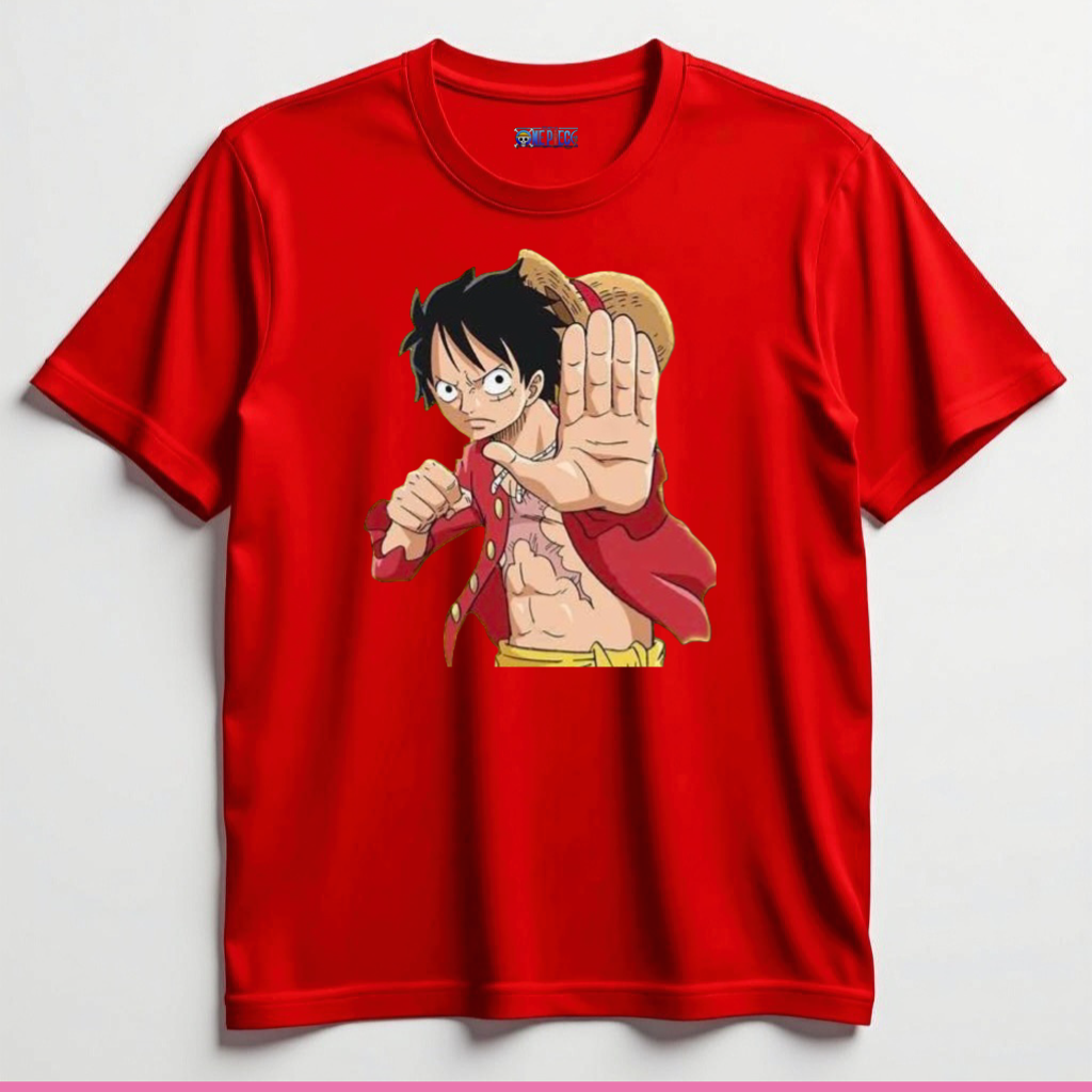 Luffy Hand Red Tshirt