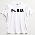 Paris White Tshirt