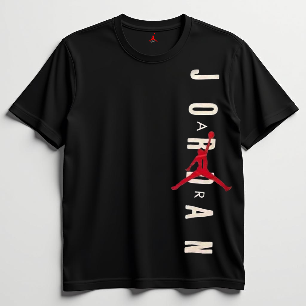 Side Jordan Black Tshirt