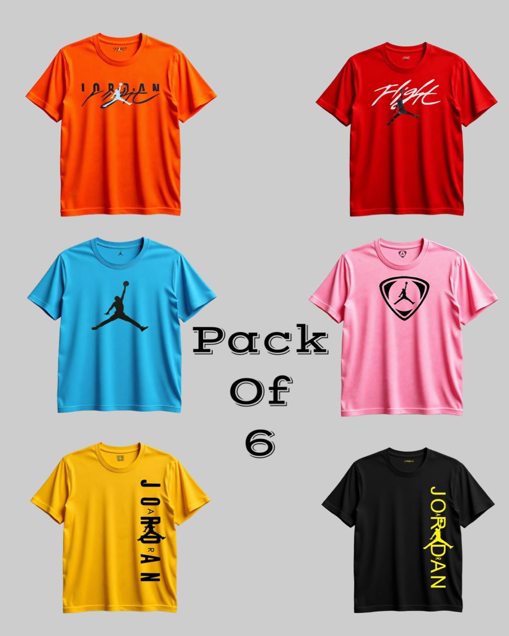 Pack Of 6 Tshirt (Brands)