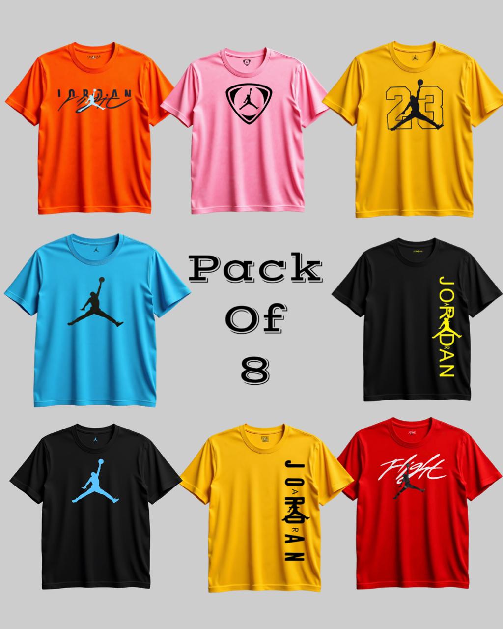 Pack Of 8 Tshirt (Brands)