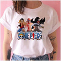 One Piece White Tshirt